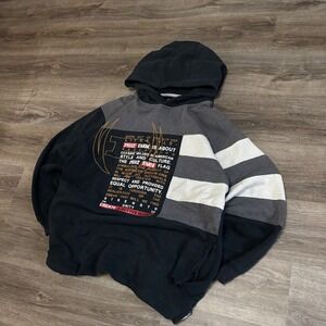 Y2K Phat Farm Mens Hoodie Graphic Print Hip Hop Style Vintage